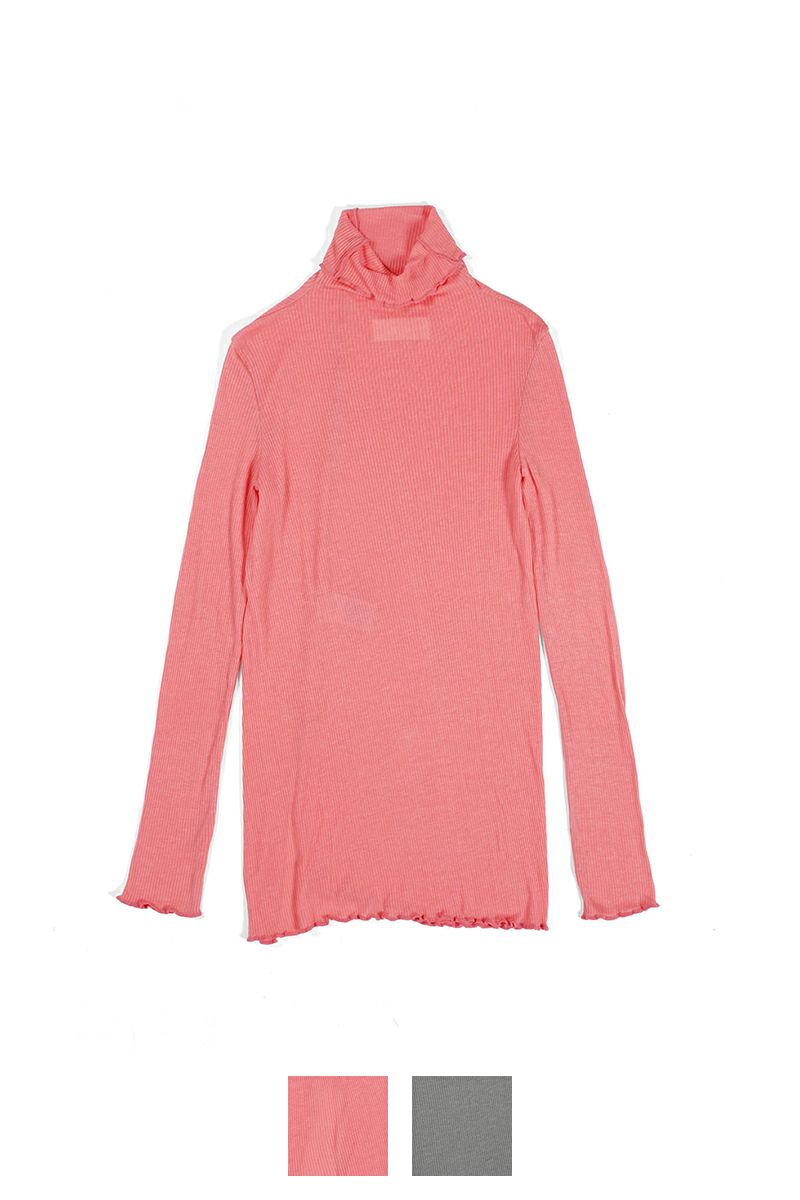 kengo(ケンゴ)tencel wool turtleneck top テンセルウールタートルネックトップス KBC-TP6