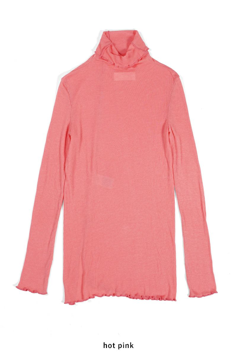 kengo(ケンゴ)tencel wool turtleneck top テンセルウールタートルネックトップス KBC-TP6 -8