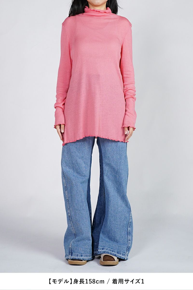 kengo(ケンゴ)tencel wool turtleneck top テンセルウールタートルネックトップス KBC-TP6 -14