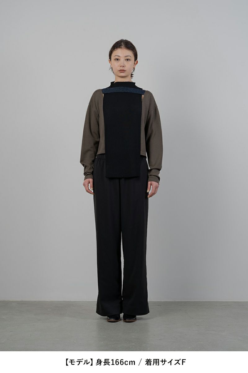 TAN(タン)COMBINATION KNITTED TOPS コンビネーションニットトップス TAN24FW-11 -11