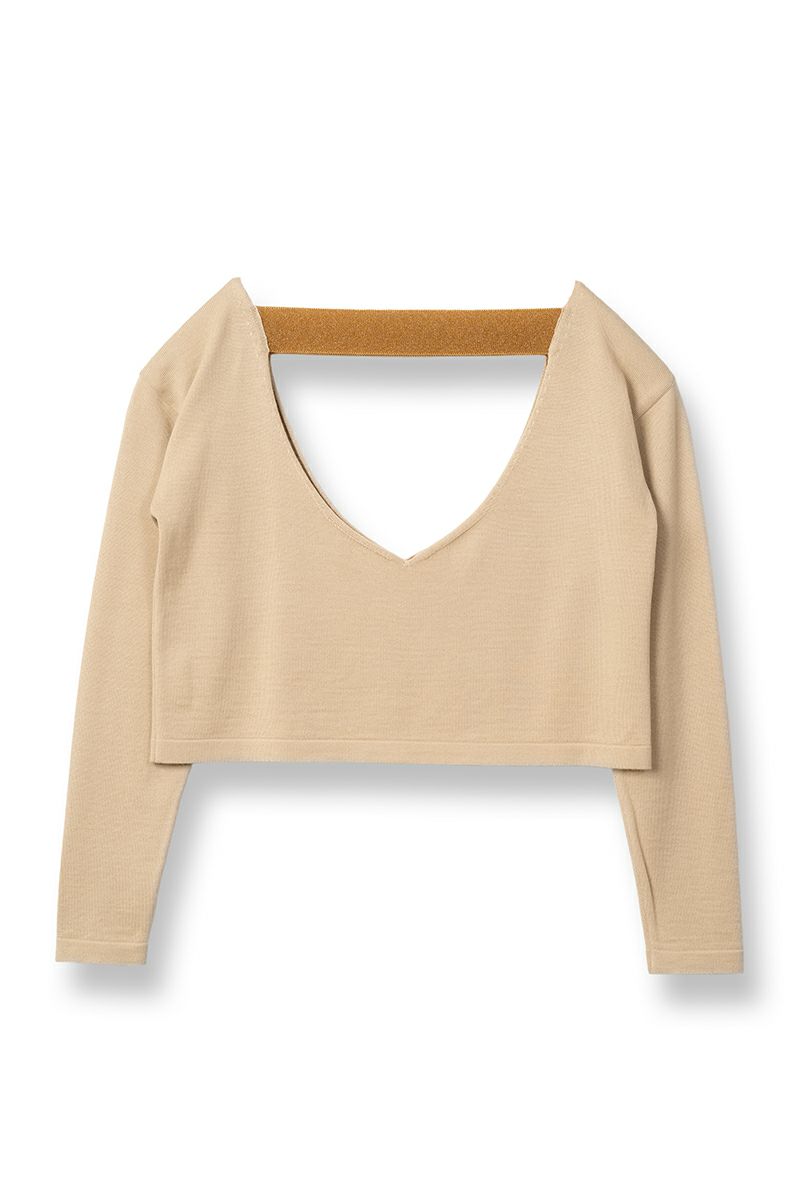 TAN(タン)COMBINATION KNITTED TOPS コンビネーションニットトップス TAN24FW-11 -17