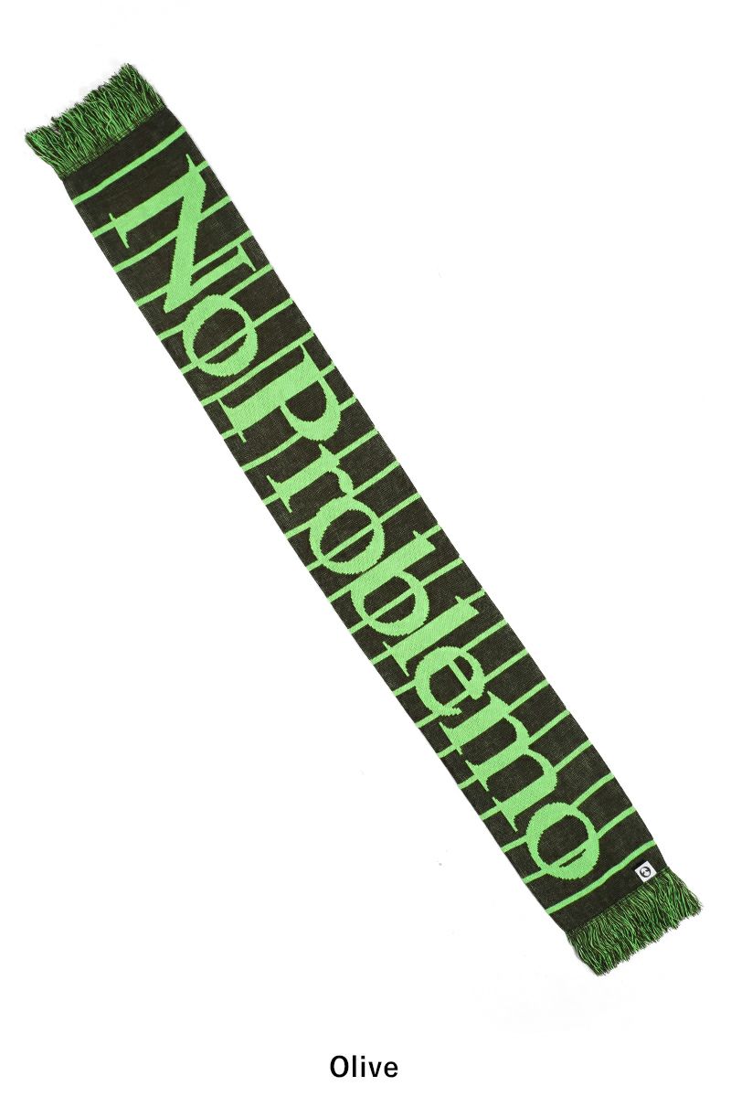 No Problemo(ノープロブレモ)No Problemo Striped Scarf ストライプアクリルニットマフラー NP90103 -5