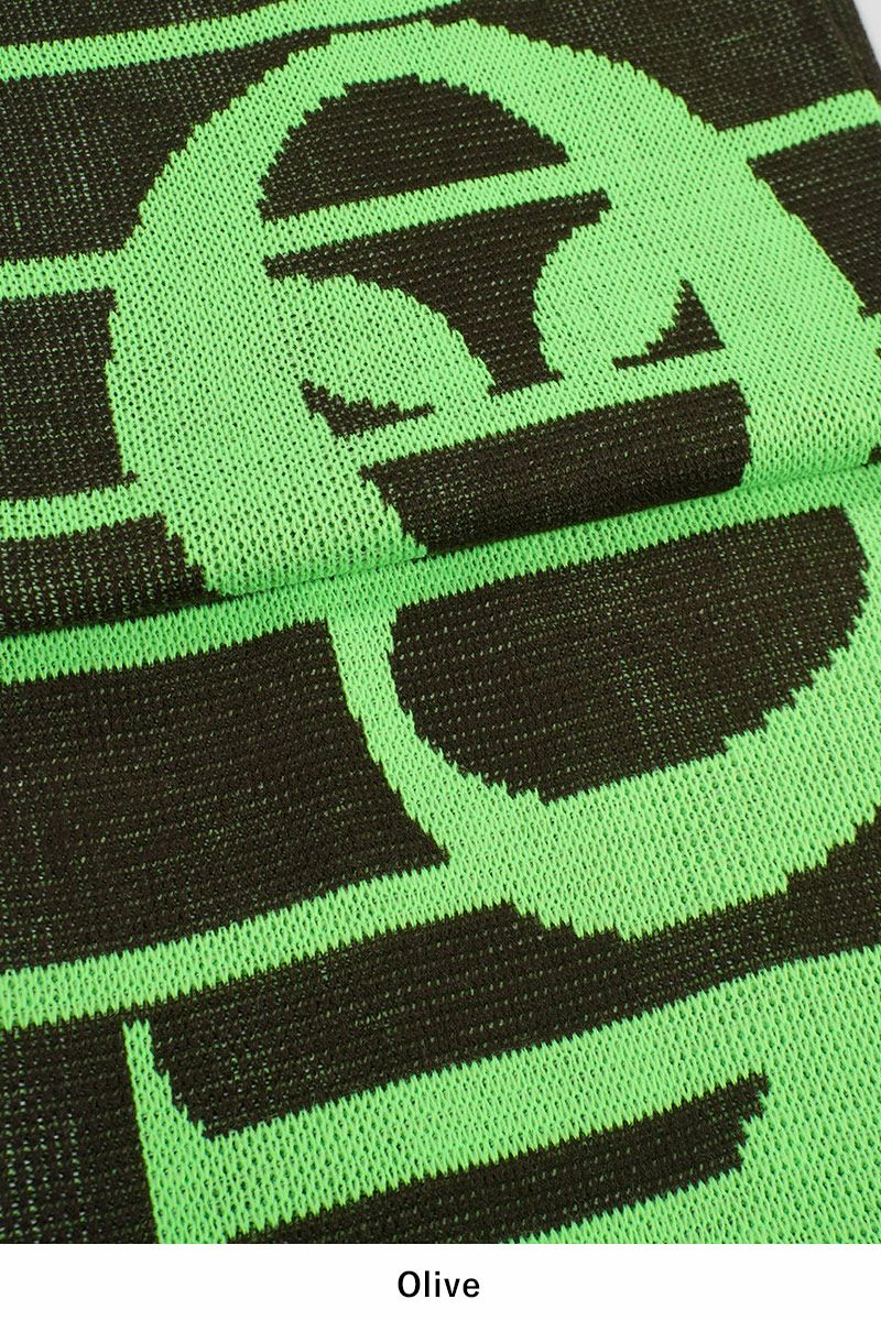 No Problemo(ノープロブレモ)No Problemo Striped Scarf ストライプアクリルニットマフラー NP90103 -7