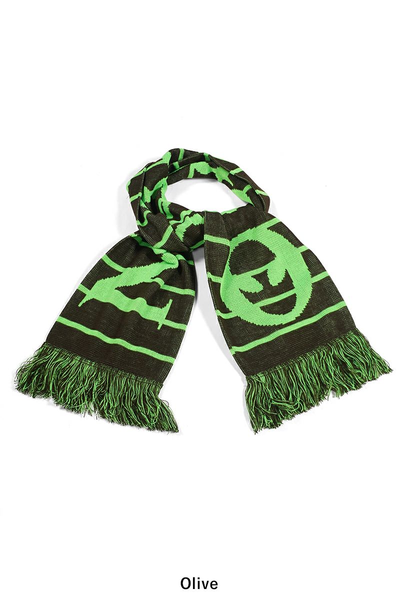 No Problemo(ノープロブレモ)No Problemo Striped Scarf ストライプアクリルニットマフラー NP90103 -8