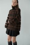CLANE(クラネ)SHEER BORDER MOHAIR KNIT シアーボーダーモエアニット 17106-2042 -1