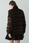 CLANE(クラネ)SHEER BORDER MOHAIR KNIT シアーボーダーモエアニット 17106-2042 -2