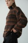 CLANE(クラネ)SHEER BORDER MOHAIR KNIT シアーボーダーモエアニット 17106-2042 -3