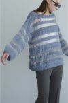 CLANE(クラネ)SHEER BORDER MOHAIR KNIT シアーボーダーモエアニット 17106-2042 -8