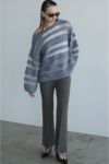 CLANE(クラネ)SHEER BORDER MOHAIR KNIT シアーボーダーモエアニット 17106-2042 -10