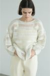 CLANE(クラネ)SHEER BORDER MOHAIR KNIT シアーボーダーモエアニット 17106-2042 -13