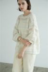 CLANE(クラネ)SHEER BORDER MOHAIR KNIT シアーボーダーモエアニット 17106-2042 -14