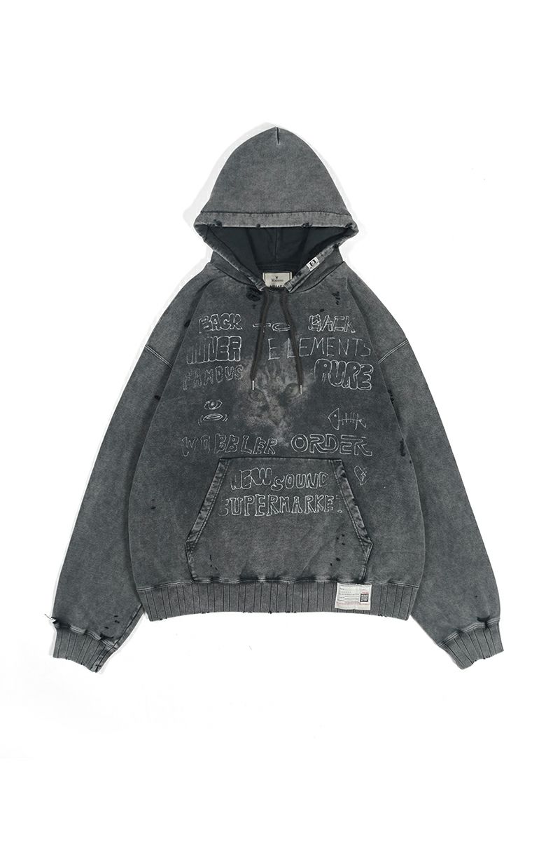 Maison MIHARA YASUHIRO(メゾン ミハラヤスヒロ)BLEACHED HOODIE ブリーチフーディー A13HD551