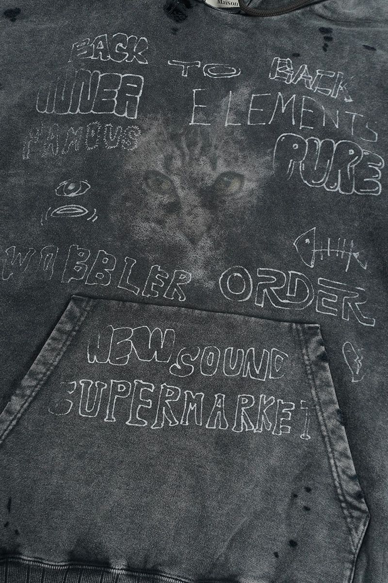 Maison MIHARA YASUHIRO(メゾン ミハラヤスヒロ)BLEACHED HOODIE ブリーチフーディー A13HD551 -5