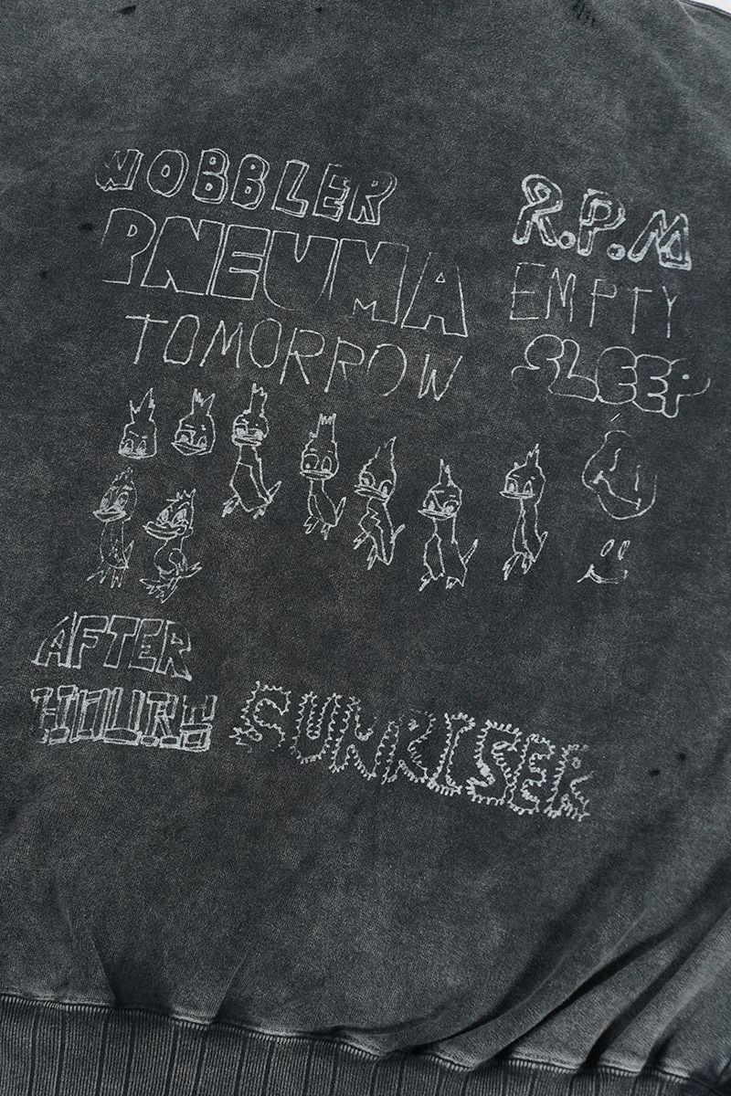 Maison MIHARA YASUHIRO(メゾン ミハラヤスヒロ)BLEACHED HOODIE ブリーチフーディー A13HD551 -6