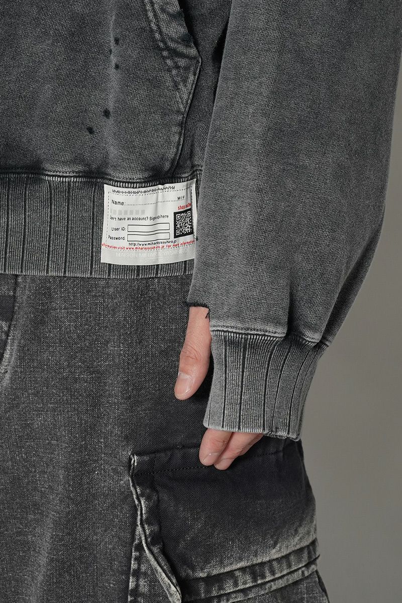 Maison MIHARA YASUHIRO(メゾン ミハラヤスヒロ)BLEACHED HOODIE ブリーチフーディー A13HD551 -16