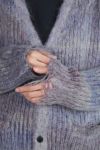 KAMIYA(カミヤ)Kasuri Mohair Cardigan カスリモヘアカーディガン G13CD055 -4