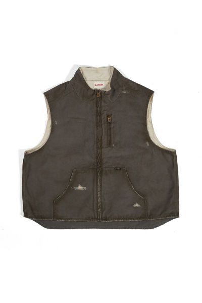 KAMIYA(カミヤ)BORO Duck Vest ボロダックベスト G13VT025