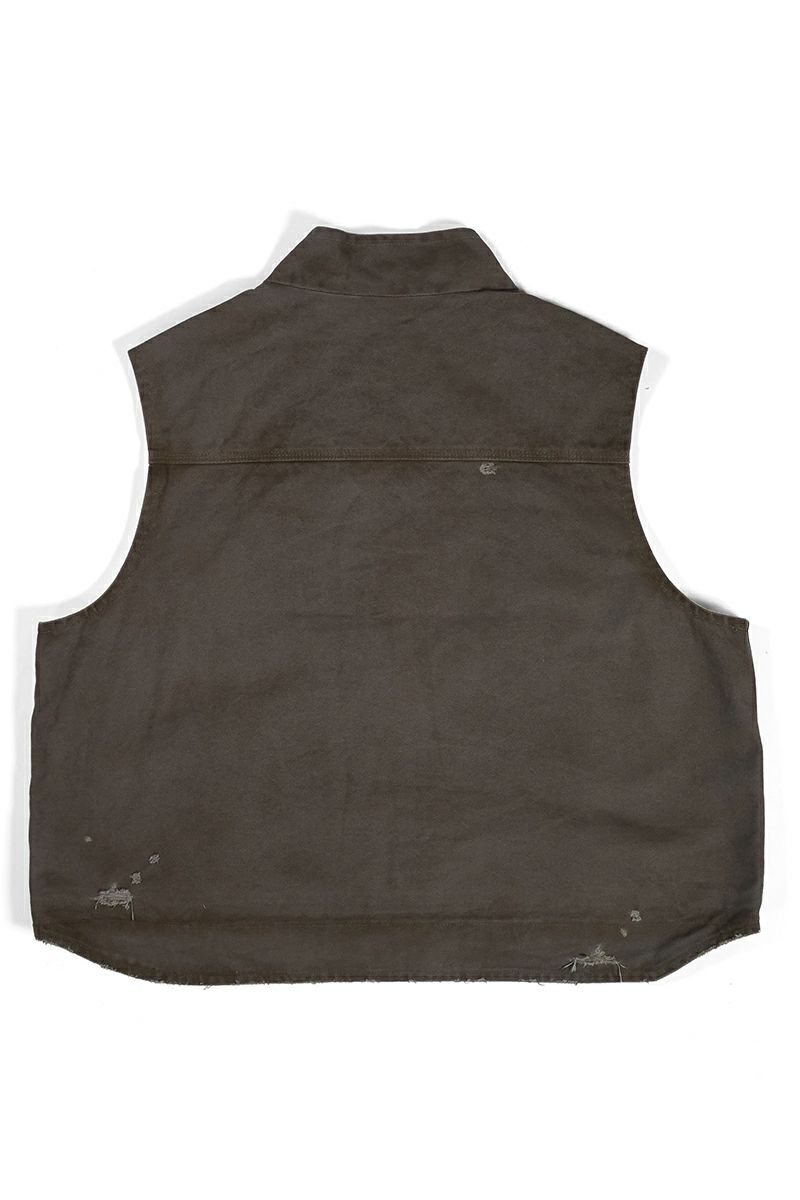 KAMIYA(カミヤ)BORO Duck Vest ボロダックベスト G13VT025 -11