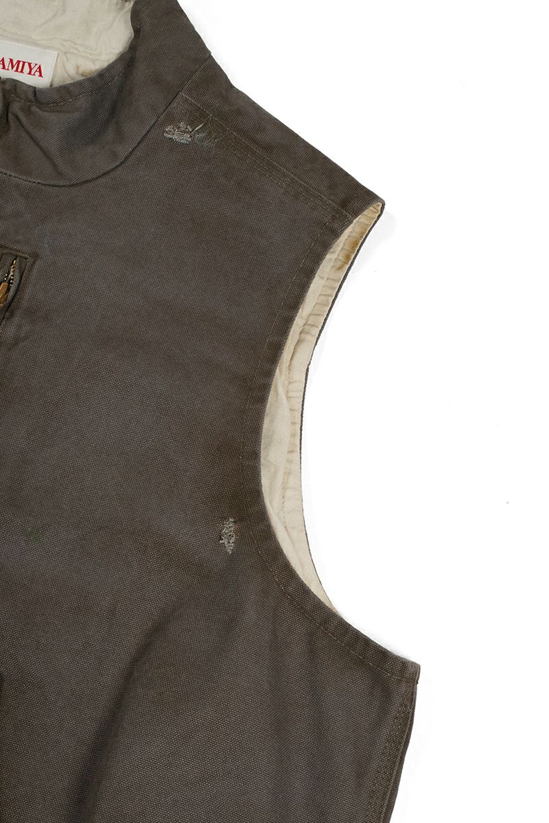 KAMIYA(カミヤ)BORO Duck Vest ボロダックベスト G13VT025 -14