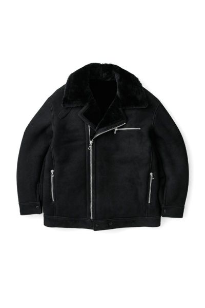 Graphpaper(グラフペーパー)Sheep Mouton Aviator Jacket シープムートンアビエイタージャケット GU243-20080