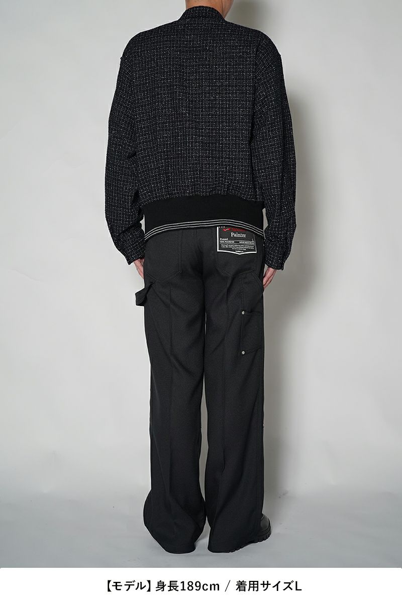 DAIRIKU(ダイリク)Tweed Mountain Rib Shirt ツイードマウンテンリブシャツ 24AWT W-3 -18