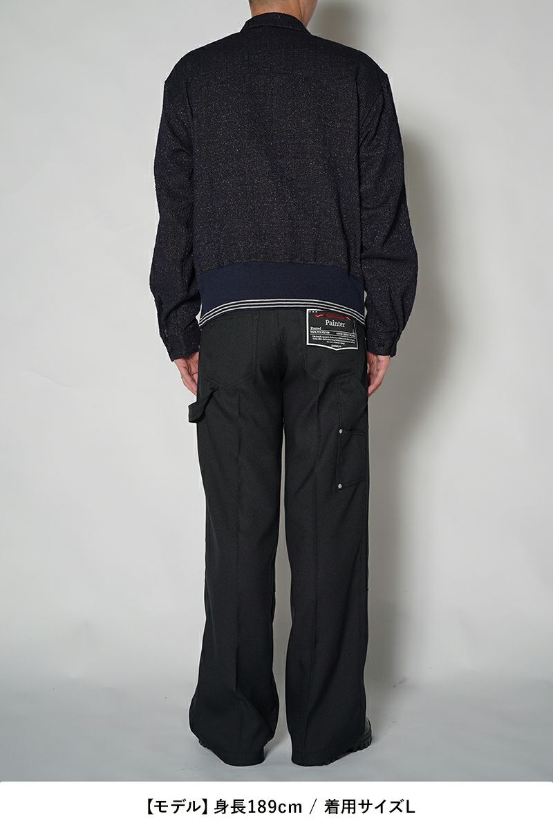 DAIRIKU(ダイリク)Tweed Mountain Rib Shirt ツイードマウンテンリブシャツ 24AWT W-3 -20