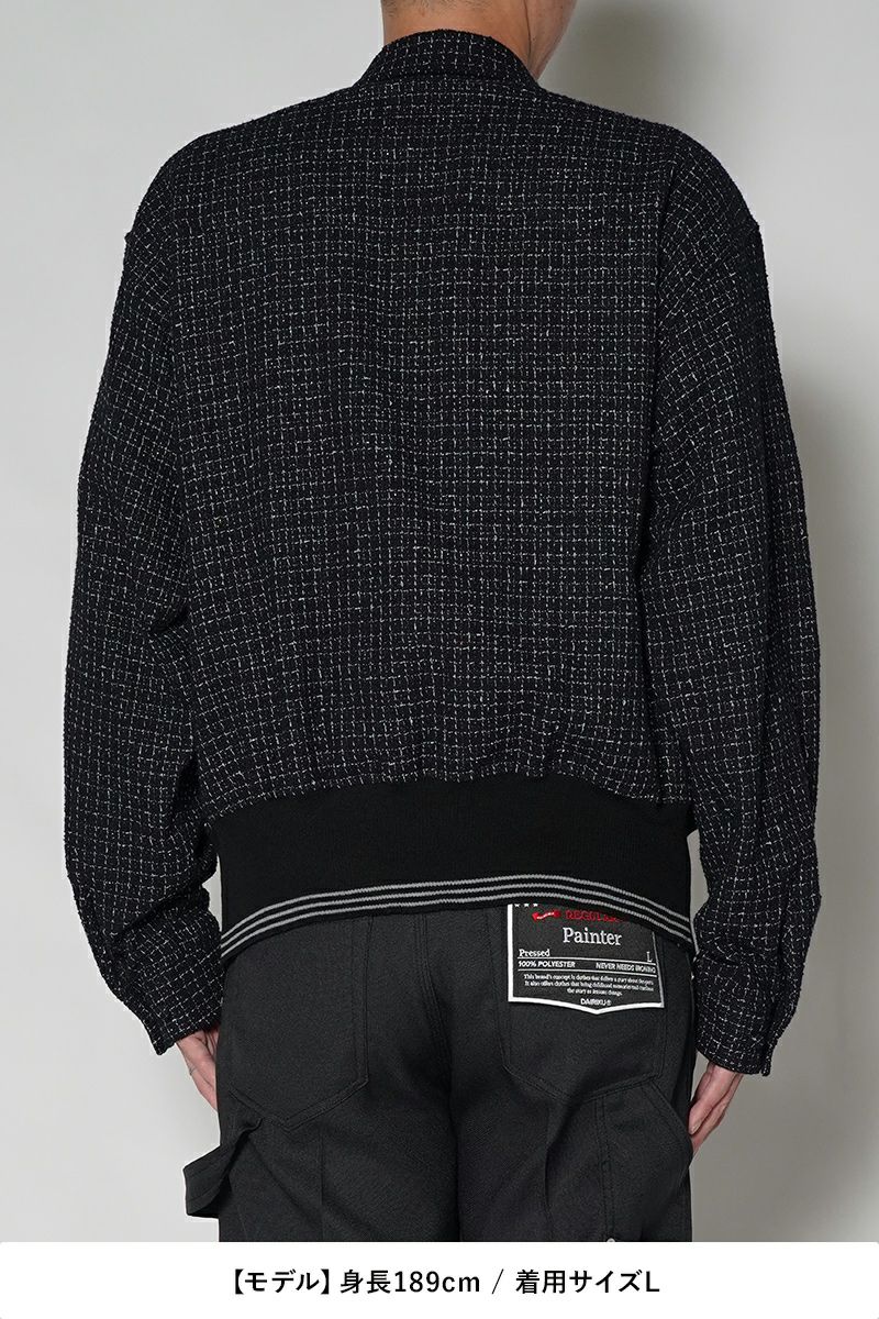 DAIRIKU(ダイリク)Tweed Mountain Rib Shirt ツイードマウンテンリブシャツ 24AWT W-3 -23