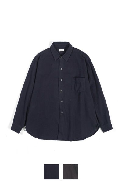 CIOTA (シオタ)Flannel Regular Collar Long Sleeve Shirt フランネルレギュラーカラー長袖シャツ SHLM-108-FL