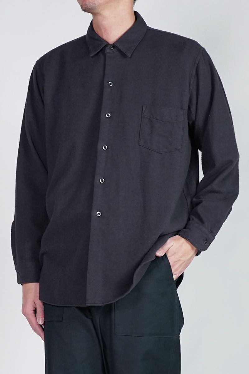 CIOTA (シオタ)Flannel Regular Collar Long Sleeve Shirt フランネルレギュラーカラー長袖シャツ SHLM-108-FL -11