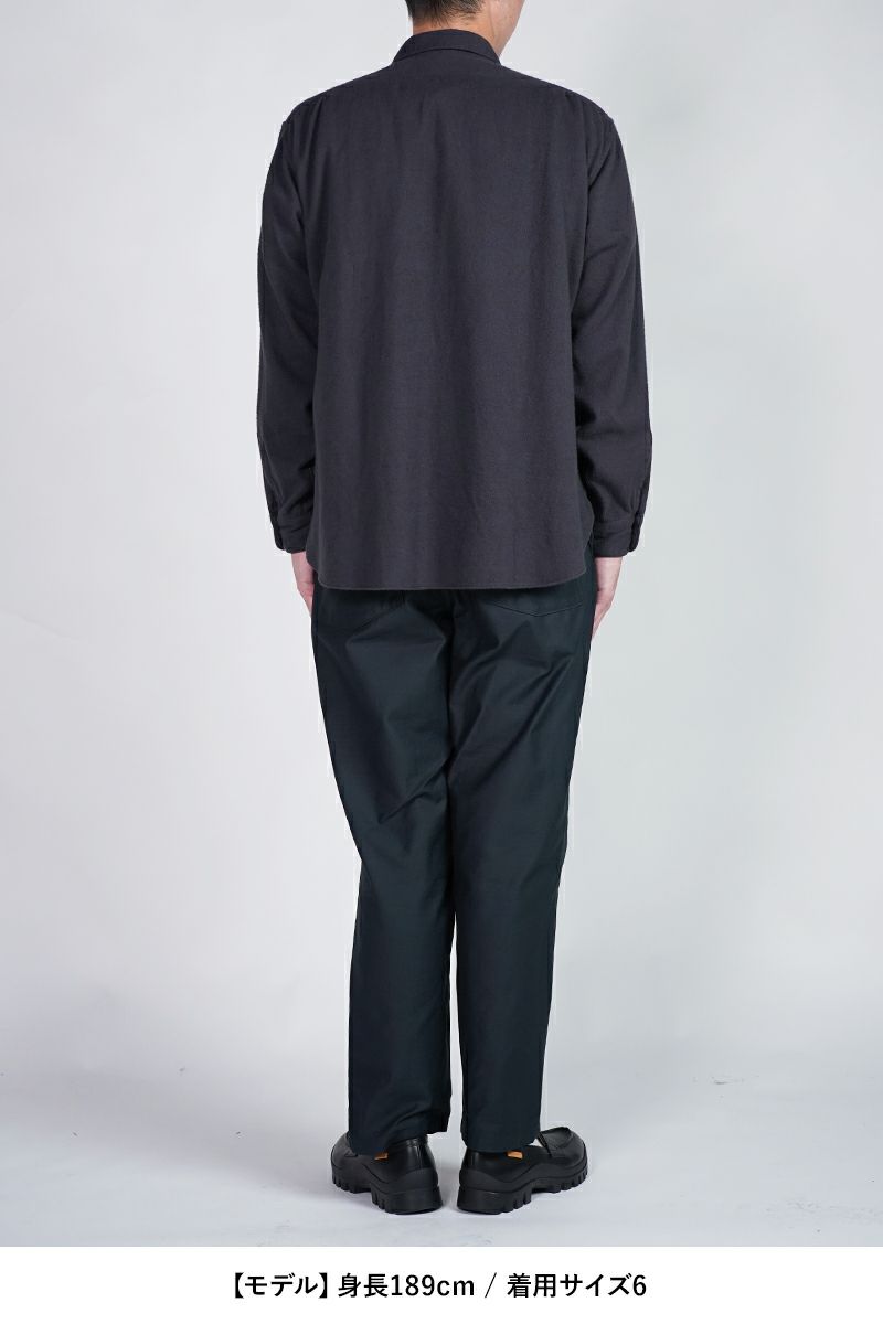 CIOTA (シオタ)Flannel Regular Collar Long Sleeve Shirt フランネルレギュラーカラー長袖シャツ SHLM-108-FL -16