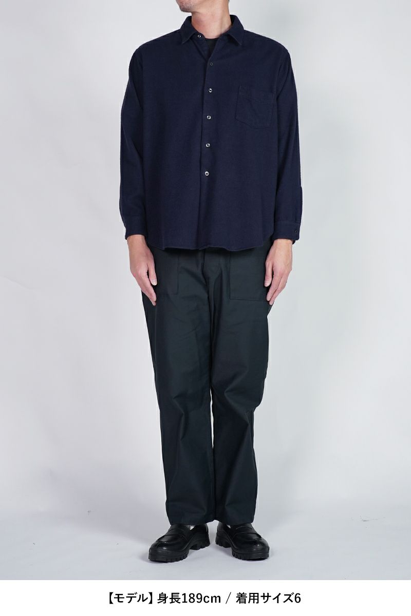 CIOTA (シオタ)Flannel Regular Collar Long Sleeve Shirt フランネルレギュラーカラー長袖シャツ SHLM-108-FL -17