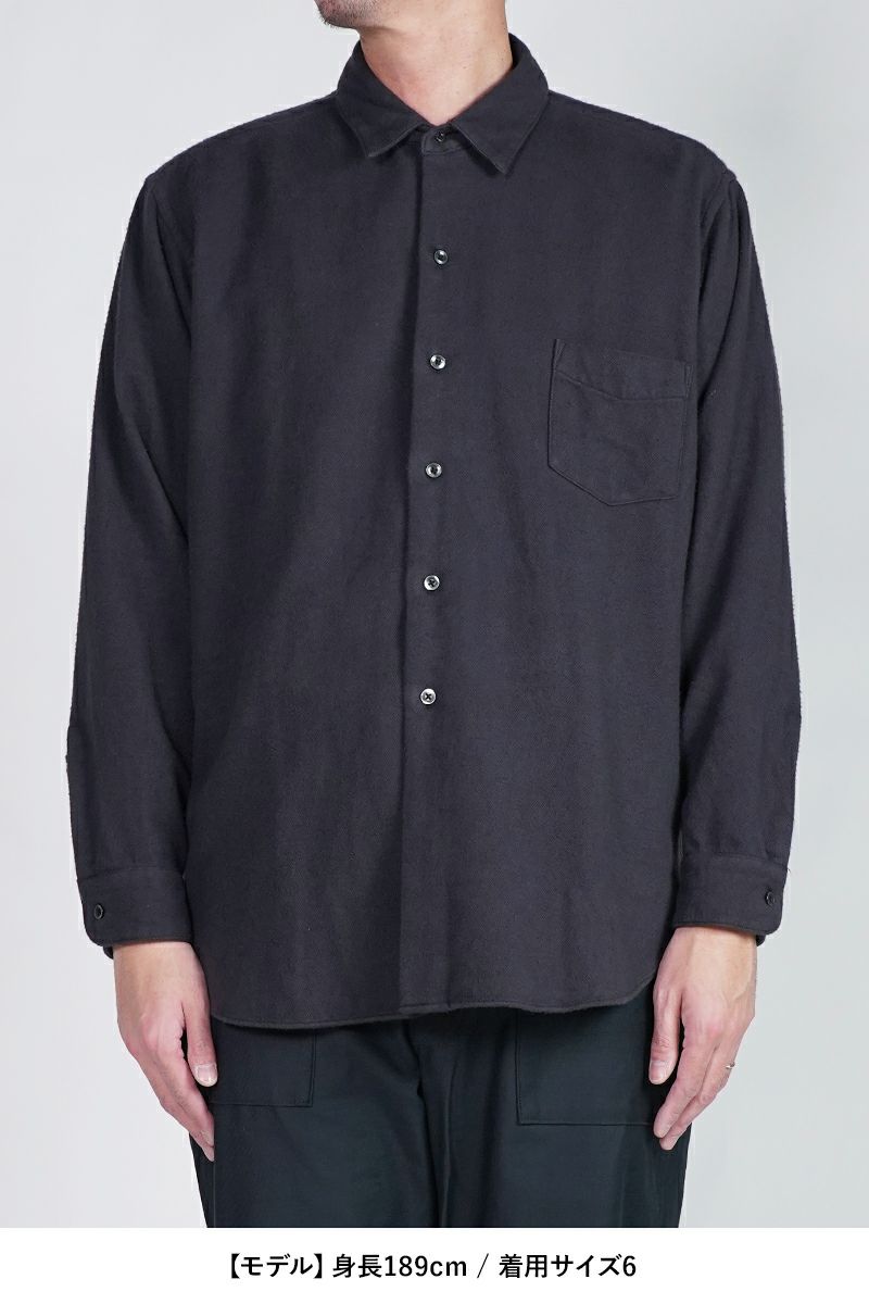 CIOTA (シオタ)Flannel Regular Collar Long Sleeve Shirt フランネルレギュラーカラー長袖シャツ SHLM-108-FL -19