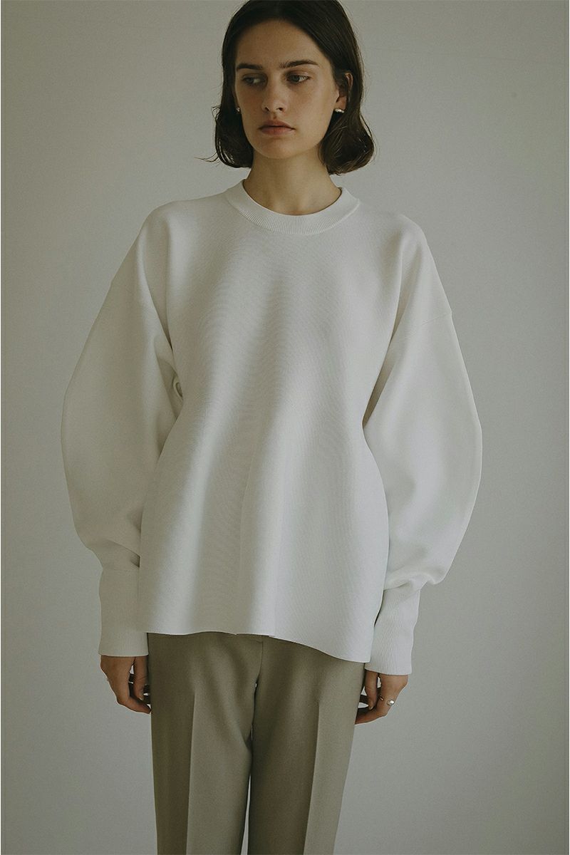 MANOF(マノフ)FLARE KNIT TOPS フレアニットトップス 87106-2052 -1