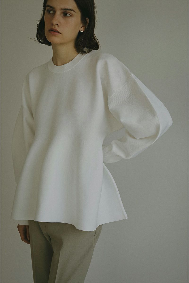 MANOF(マノフ)FLARE KNIT TOPS フレアニットトップス 87106-2052 -2