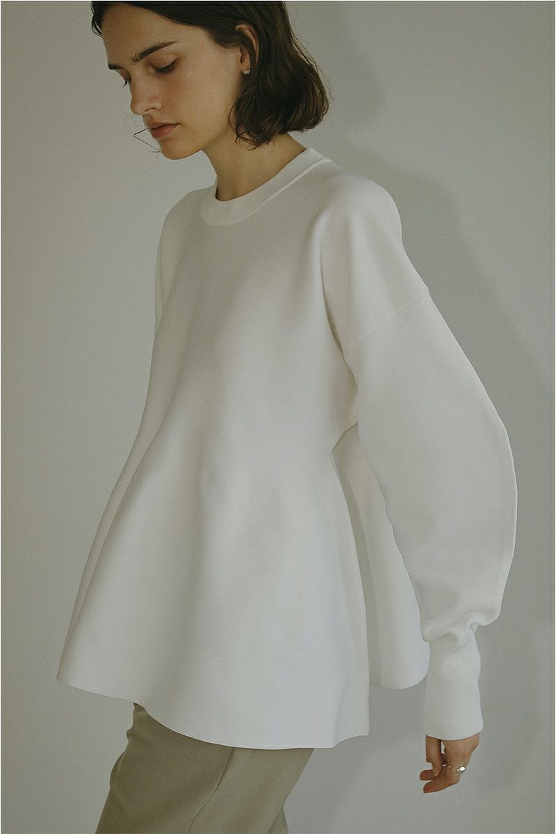 MANOF(マノフ)FLARE KNIT TOPS フレアニットトップス 87106-2052 -3