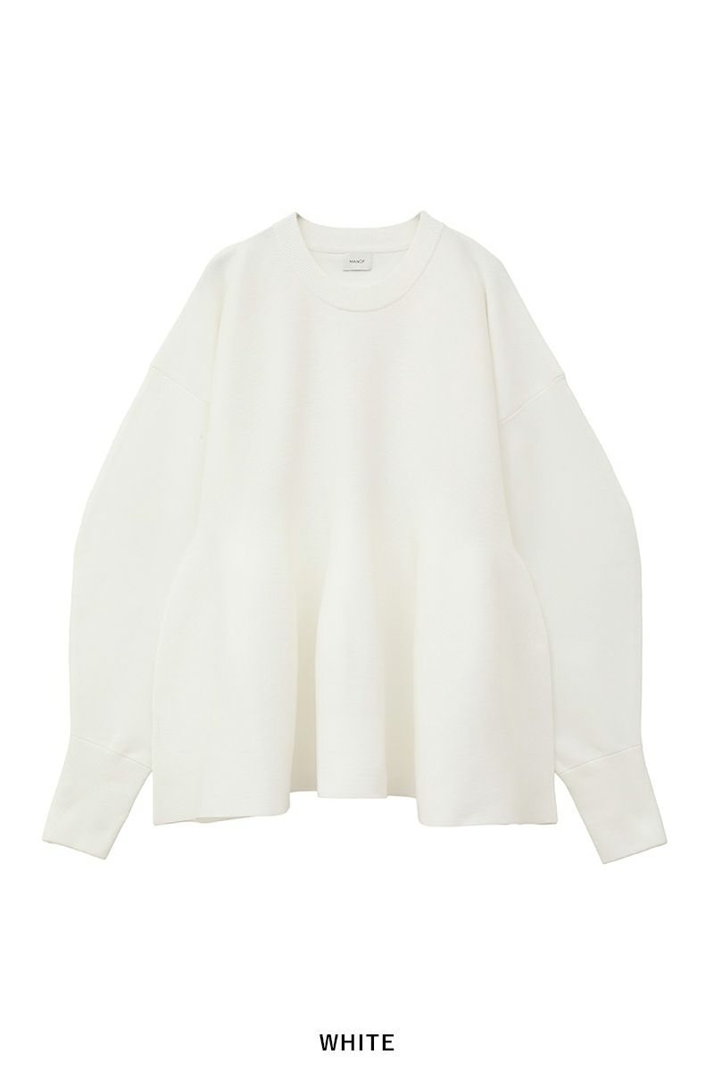 MANOF(マノフ)FLARE KNIT TOPS フレアニットトップス 87106-2052 -19
