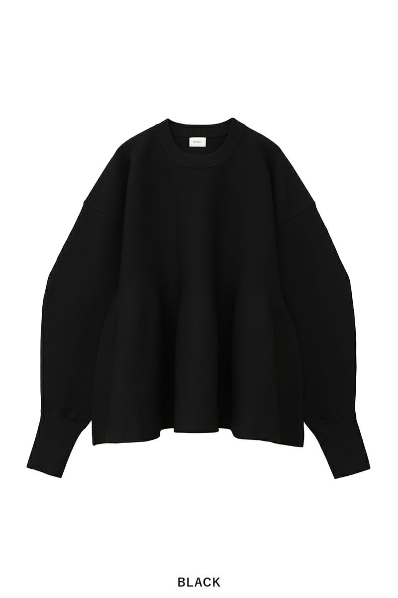 MANOF(マノフ)FLARE KNIT TOPS フレアニットトップス 87106-2052 -25