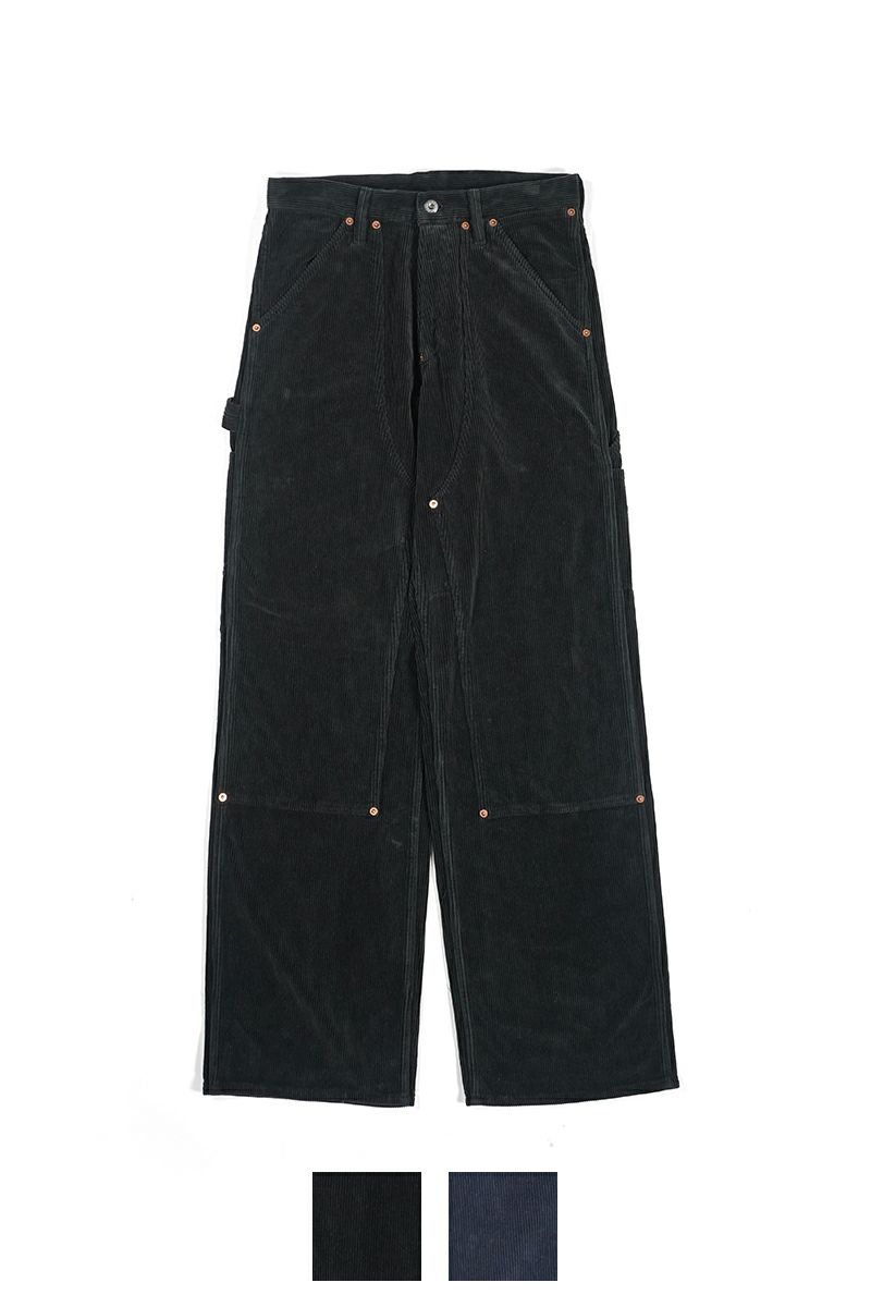 SUGARHILL シュガーヒル コーデュロイ ダブルニー パンツ ブラック SUGARHILL(シュガーヒル)のCORDUROY DOUBLE KNEE DENIM PANTS