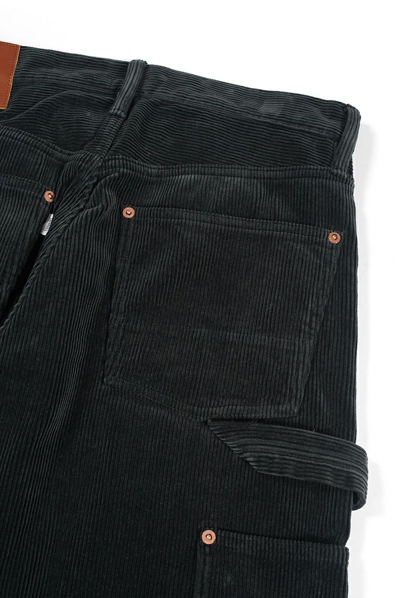 SUGARHILL シュガーヒル コーデュロイ ダブルニー パンツ ブラック SUGARHILL（シュガーヒル）のCORDUROY DOUBLE KNEE DENIM PANTS