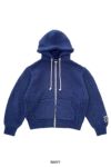 RICE NINE TEN(ライスナインテン)HAND KNITTED ZIP HOODIE 手編みジップフーディー HKN-ZH -22