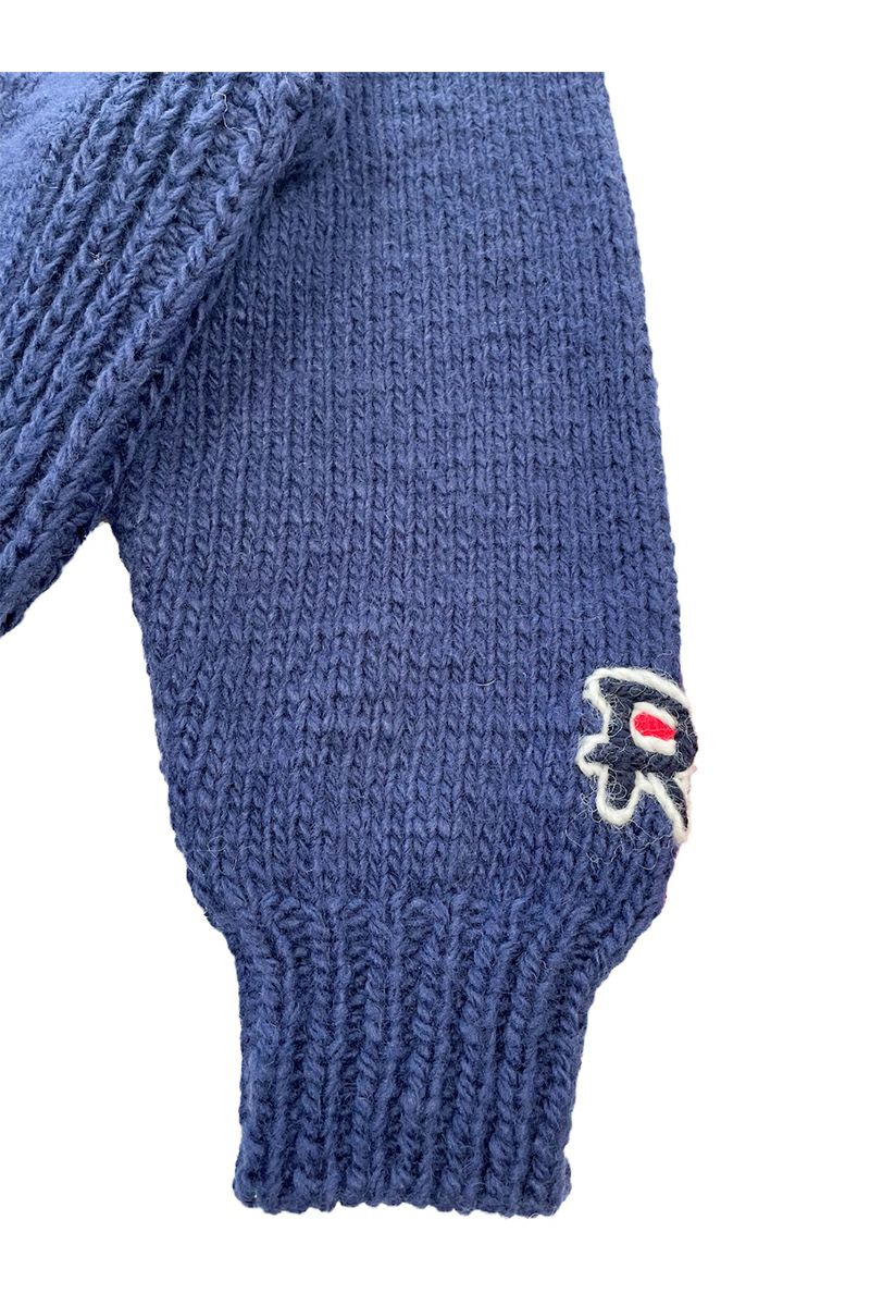 RICE NINE TEN(ライスナインテン)HAND KNITTED ZIP HOODIE 手編みジップフーディー HKN-ZH -24