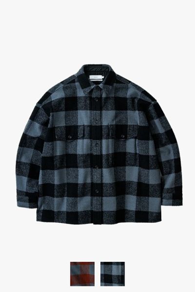 Graphpaper(グラフペーパー)Tri-Spin Loop CPO Shirt トリスピンループCPOシャツ GU243-10052