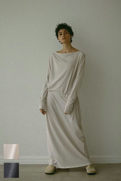 ETRE TOKYO(エトレトウキョウ)ボートネックカットドレス 1224532082