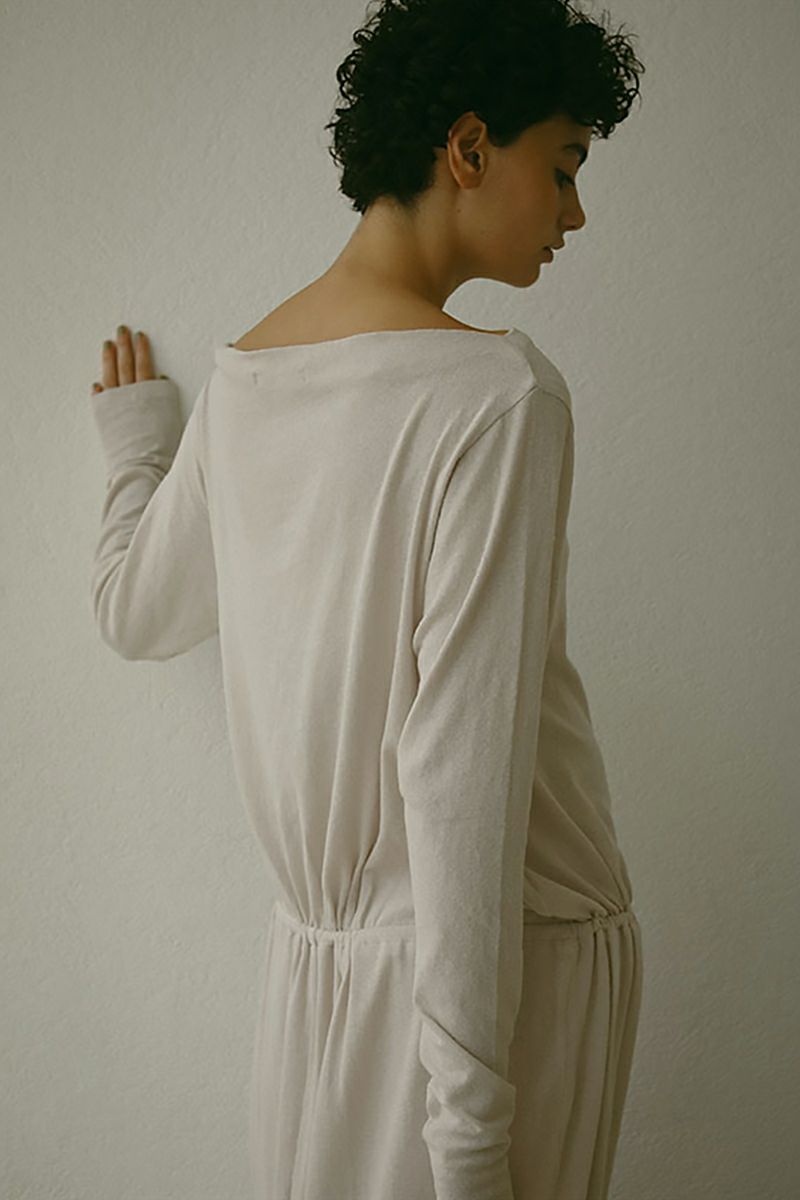 ETRE TOKYO(エトレトウキョウ)ボートネックカットドレス 1224532082 -3