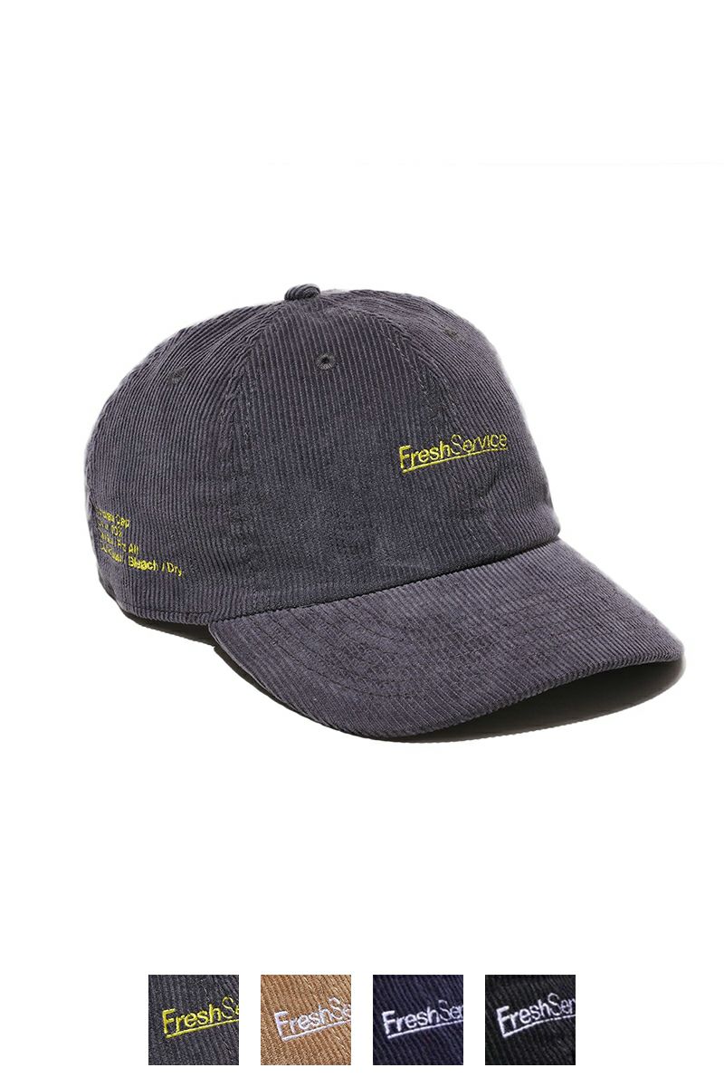 FreshService(フレッシュサービス)CORDUROY CORPORATE CAP コーデュロイコーポレートキャップ FSP243-90086B