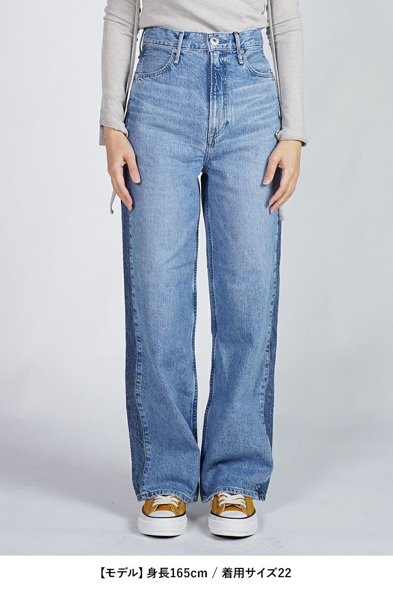 UPPER HIGHTS アッパーハイツ 新品 ストライプシャツ 袖長め upperhights（アッパーハイツ）の「upper hights(アッパーハイツ