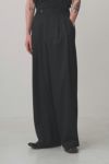 JUHA(ユハ)2TUCK WIDE EASY PANTS 2タックイージーワイドトラウザー 10200803-1 -1
