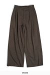 JUHA(ユハ)2TUCK WIDE EASY PANTS 2タックイージーワイドトラウザー 10200803-1 -16