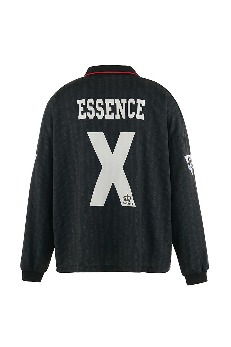 SAINT Mxxxxxx(セントマイケル)SM-YS1-0000-020 / SOCCER SHIRT / FAITH / BLACK -1