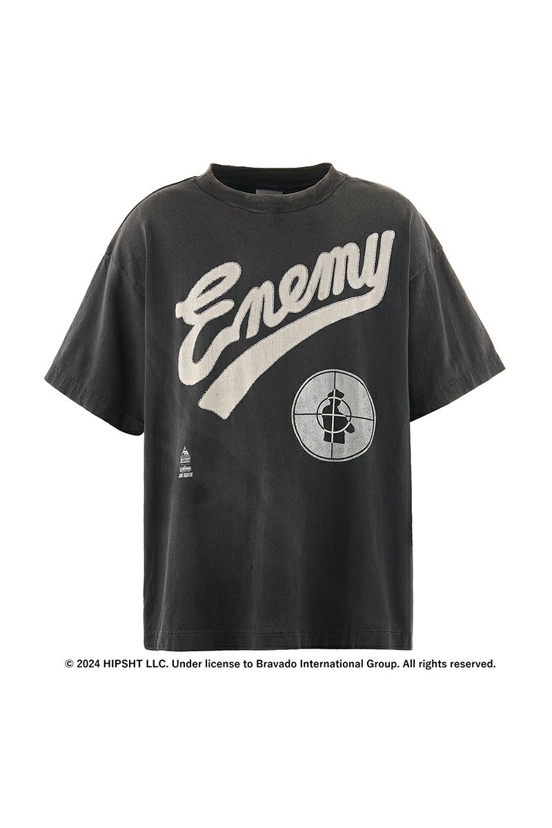 SAINT Mxxxxxx(セントマイケル)SM-YS1-0000-C18 / PE_SS TEE / SNT ENEMY / BLACK